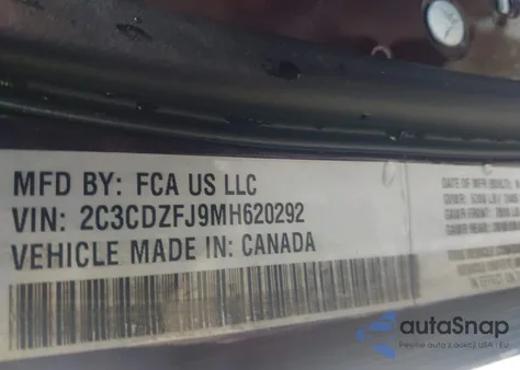 2021 Dodge Challenger R/T Scat Pack from USA, damaged, VIN 2C3CDZFJ9MH620292